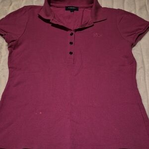 Women's Polo Shirt in Plum by Burberry
